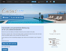 Tablet Screenshot of casas-cdm.com